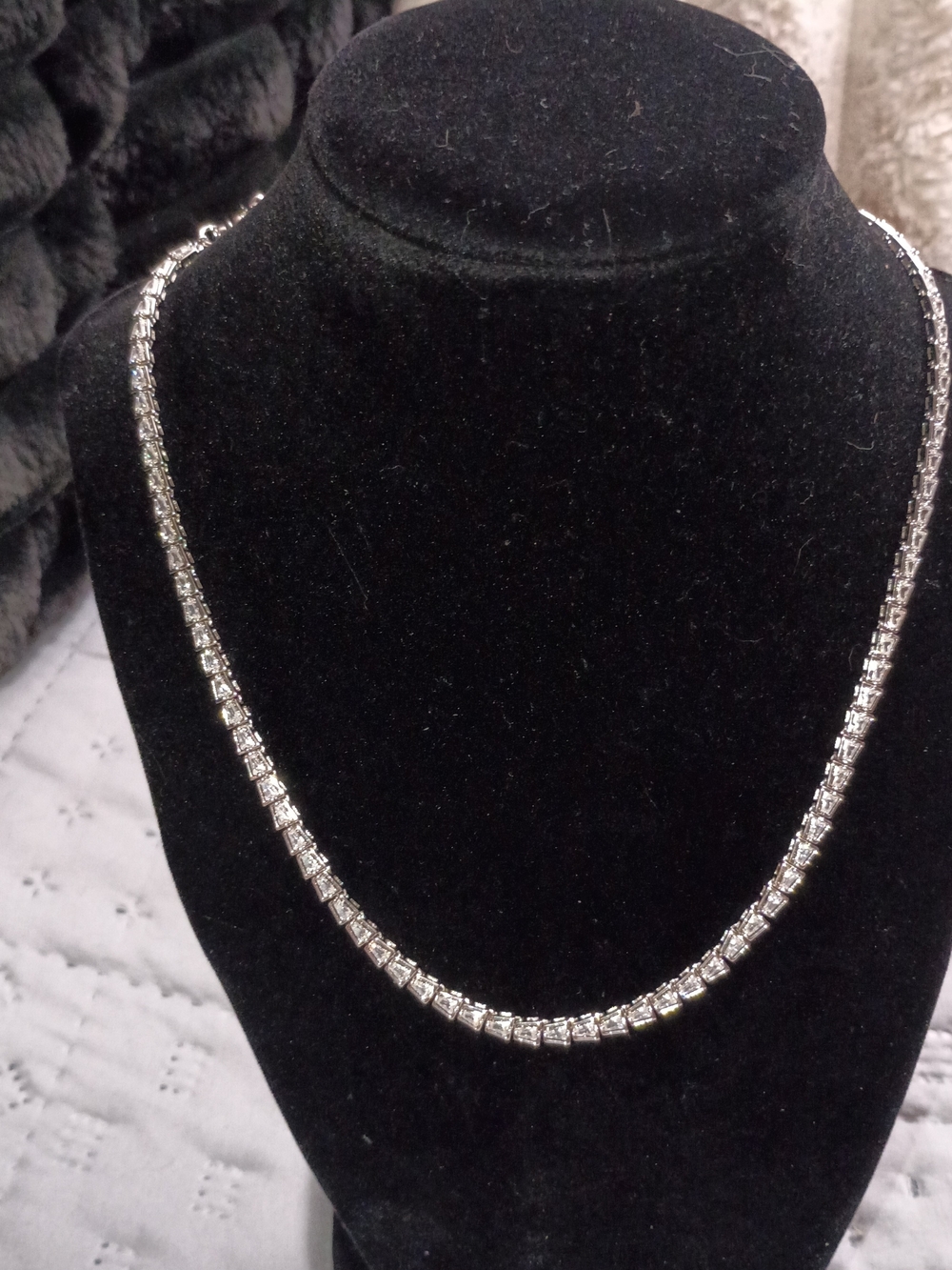 Kendra Scott Classic Silver Tennis Necklace